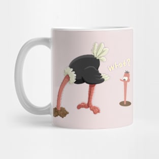 Funny Ostrich. Mug